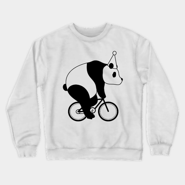 Funny Panda Crewneck Sweatshirt by Brutusals.Design